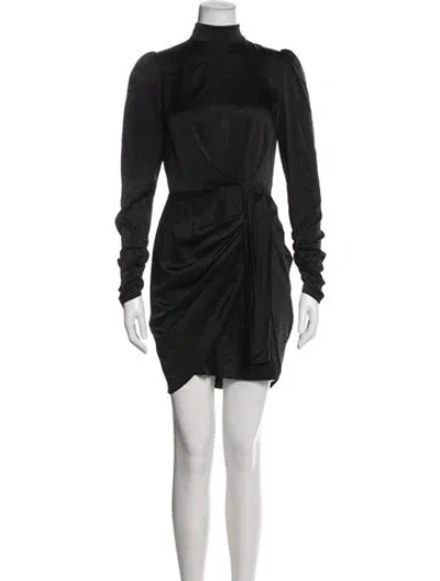 Pre-owned Zimmermann Silk Mini Dress In Black