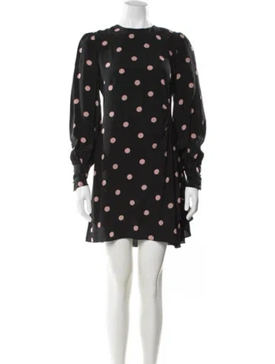 Pre-owned Zimmermann Silk Mini Dress In Black