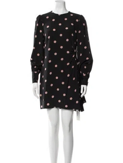 Pre-owned Zimmermann Silk Mini Dress In Black