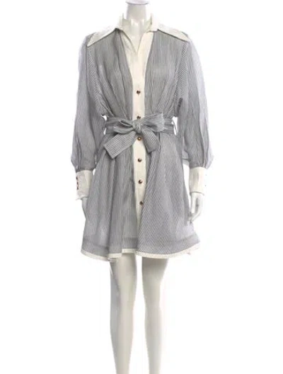 Pre-owned Zimmermann Silk Mini Dress In Multi