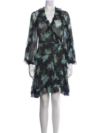 Pre-owned Zimmermann Silk Mini Dress In Multi