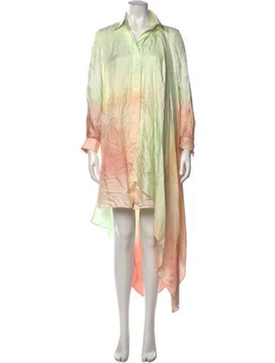 Pre-owned Zimmermann Silk Mini Dress In Multi