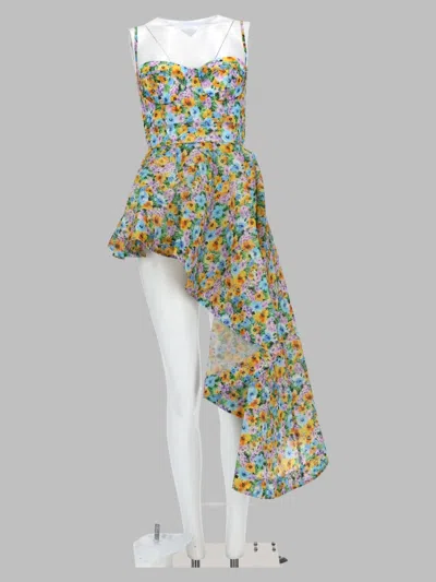 Zimmermann Silk Mini Dress In Green