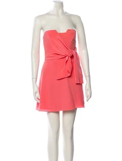 Pre-owned Zimmermann Silk Mini Dress In Pink