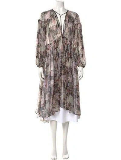Pre-owned Zimmermann Silk Mini Dress In Pink