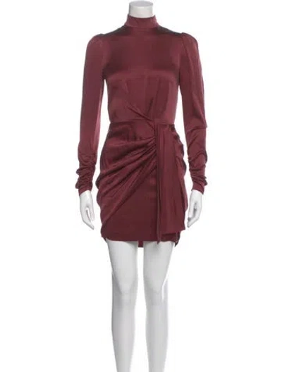 Pre-owned Zimmermann Silk Mini Dress W/ Tags In Purple