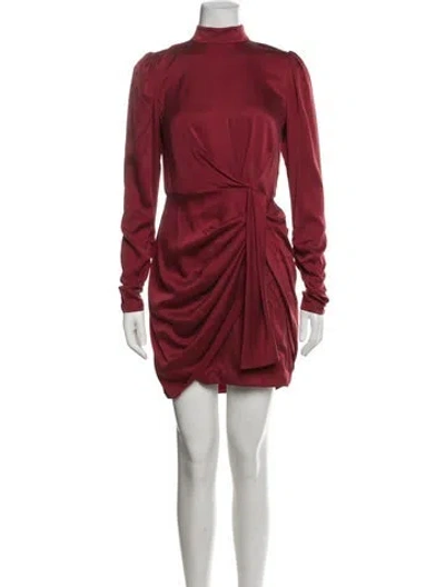 Pre-owned Zimmermann Silk Mini Dress W/ Tags In Purple