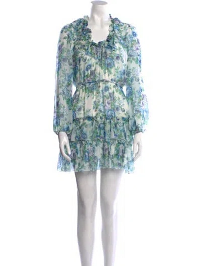 Pre-owned Zimmermann Silk Mini Dress In White