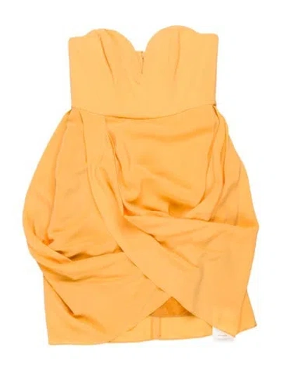 Pre-owned Zimmermann Silk Mini Dress In Yellow
