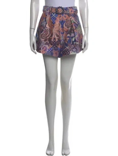 Pre-owned Zimmermann Silk Mini Shorts