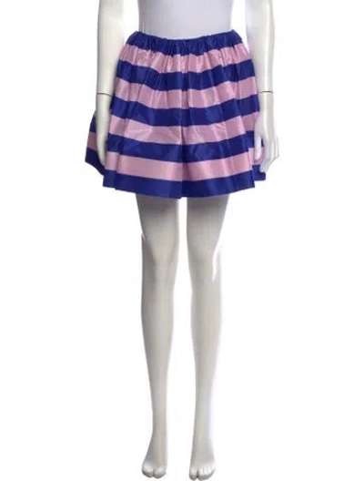 Pre-owned Zimmermann Silk Mini Skirt In Pink