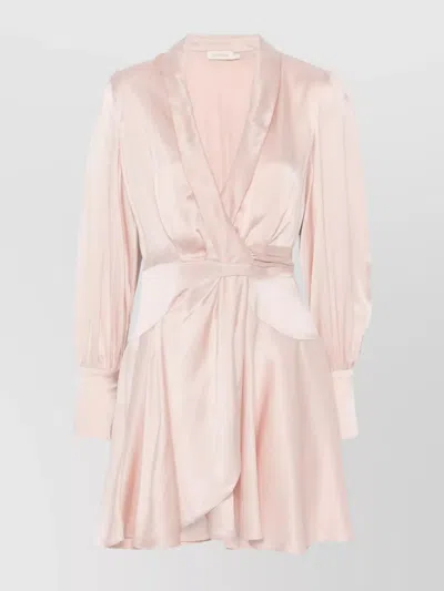 ZIMMERMANN SILK MINI WRAP DRESS