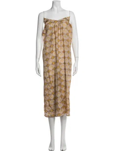 Pre-owned Zimmermann Silk Paisley Print Jumpsuit In Multi