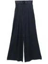 Zimmermann Women's Silk Palazzo Pants In Blue