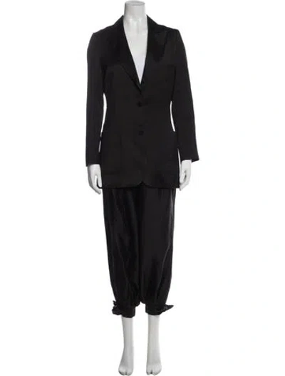 Pre-owned Zimmermann Silk Pant Set In Black