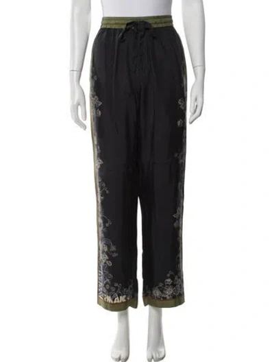 Pre-owned Zimmermann Silk Pants In Blue