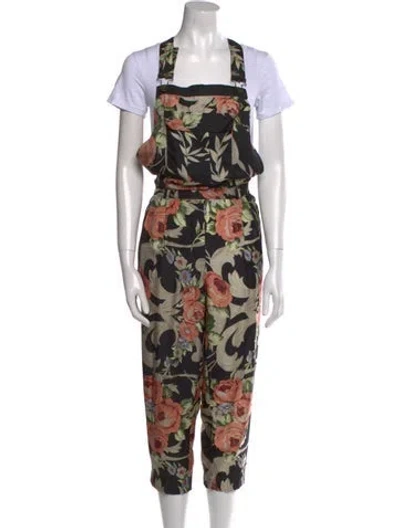 Pre-owned Zimmermann Silk Printed Jumpsuit In Multi