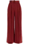 ZIMMERMANN SILK SATIN PALAZZO PANTS IN NINE