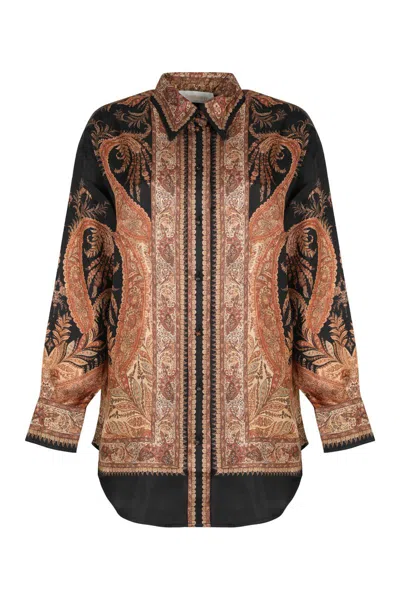 ZIMMERMANN ZIMMERMANN SILK SHIRT HYPNOTIC
