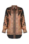 Zimmermann Silk Shirt Hypnotic In Multi