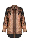 Zimmermann Longline Paisley Pattern Top In Multi