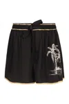 Zimmermann Silk Shorts In Black