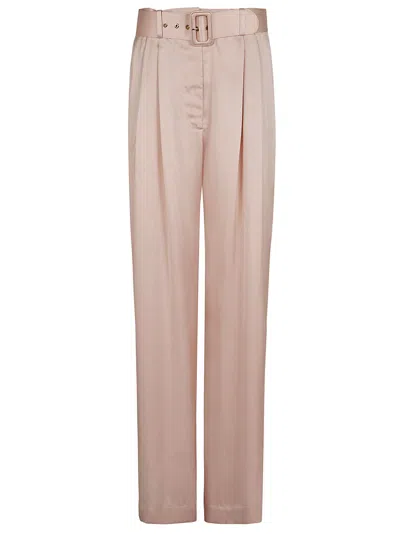 Zimmermann High Waist Silk Tuck Wide Leg Pant In Multicolor