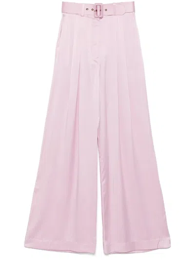 ZIMMERMANN SILK TUCK PANTS
