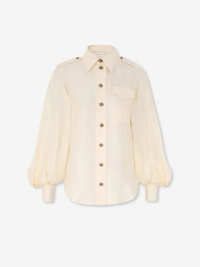 ZIMMERMANN ZIMMERMANN SILK UTILITY SHIRT