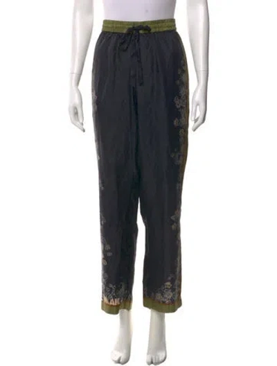 Pre-owned Zimmermann Silk Wide Leg Pants In Black