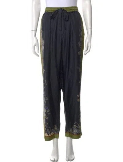 Pre-owned Zimmermann Silk Wide Leg Pants In Black