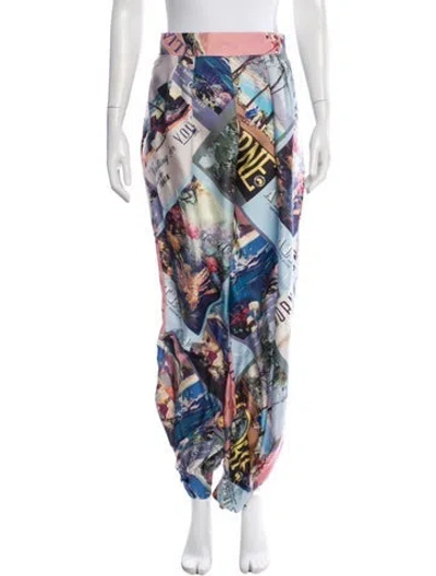 Pre-owned Zimmermann Silk Wide Leg Pants In Multi