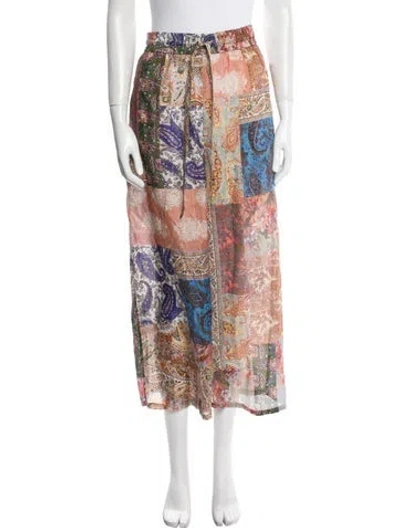 Pre-owned Zimmermann Silk Wide Leg Pants In Neutral