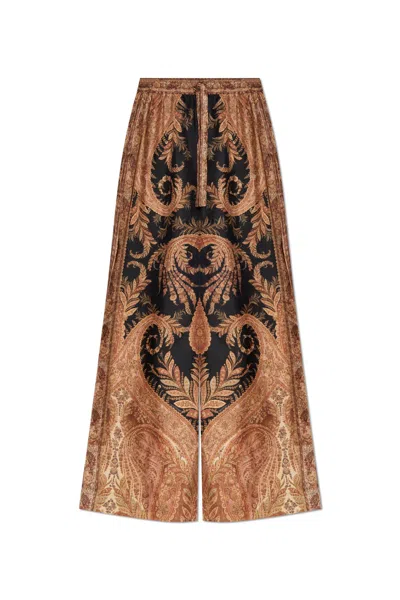 ZIMMERMANN ZIMMERMANN SILK WIDE-LEG TROUSERS