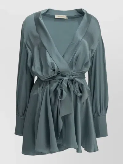 Zimmermann Silk Wrap Blouse