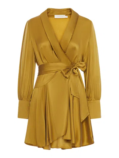 ZIMMERMANN SILK WRAP DRESS