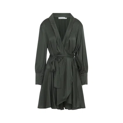 ZIMMERMANN SILK WRAP MINI DRESS
