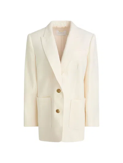 Zimmermann Single-breasted Blazer In Red