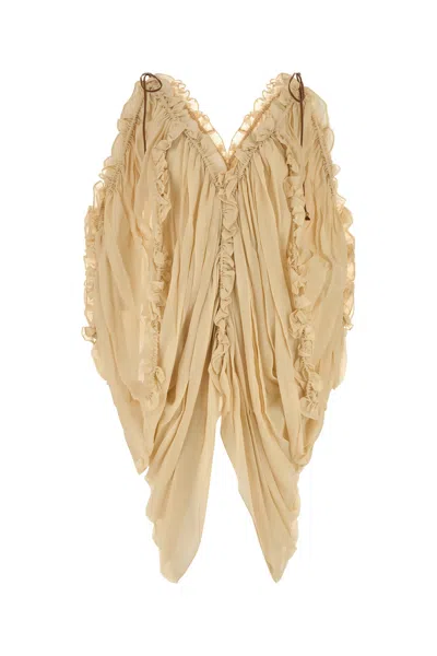 Zimmermann Skin Pink Viscose Illuminate Blouse In Neutral