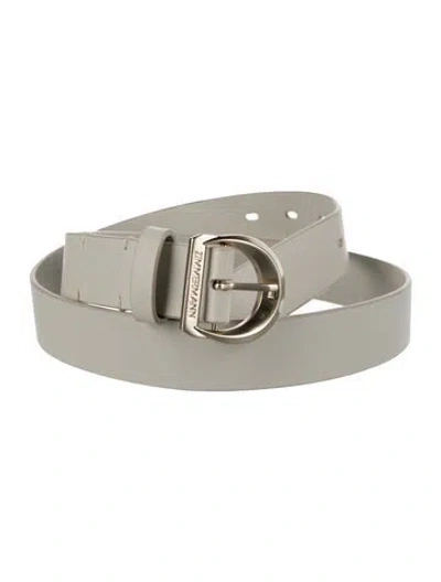 Pre-owned Zimmermann Skinny Leather Belt In Neutrals