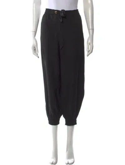 Pre-owned Zimmermann Skinny Leg Pants In Black