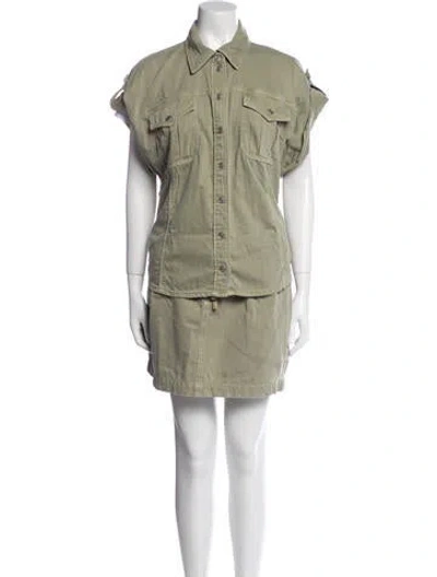 Pre-owned Zimmermann Skirt Set In Purple