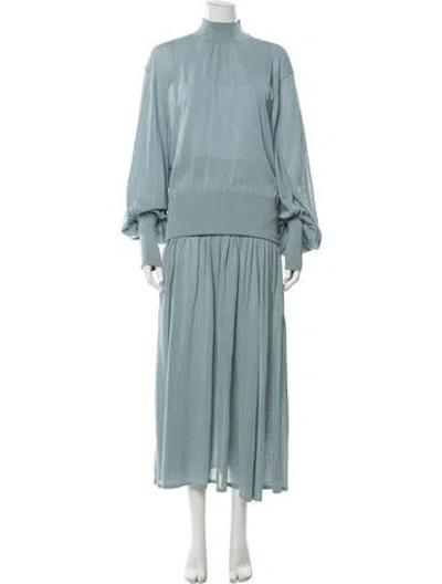Pre-owned Zimmermann Skirt Set W/ Tags In Blue