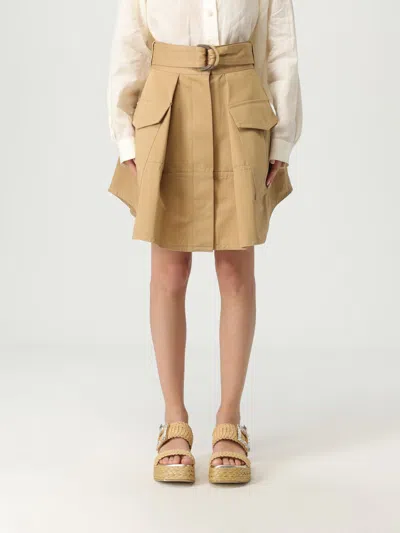 ZIMMERMANN SKIRT ZIMMERMANN WOMAN COLOR BEIGE,G94300022