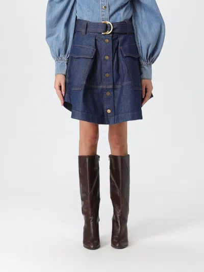 ZIMMERMANN SKIRT ZIMMERMANN WOMAN COLOR INK,H34492134