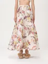Zimmermann Jupe Midi À Motif In 印花/多色