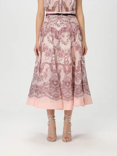 ZIMMERMANN SKIRT ZIMMERMANN WOMAN COLOR PINK,G46880010
