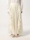 Zimmermann Ivory Maxi Skirt In 白色