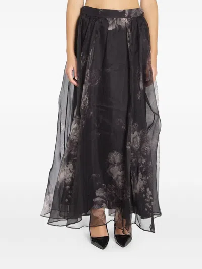 ZIMMERMANN ZIMMERMANN FLORAL HYPNOTIC MAXI SKIRT