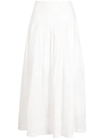 Zimmermann Skirts In Ivory